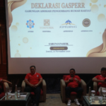 rewrite Beri Dukungan Program 3 Juta Rumah, Empat Asosiasi Deklarasikan GASPERR into unique title in indonesian languange.