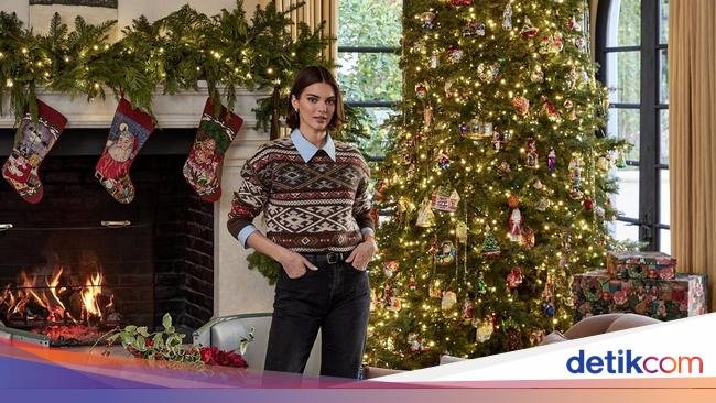 Memandang Keindahan Dekorasi Natal di Rumah Vintage Kendall Jenner